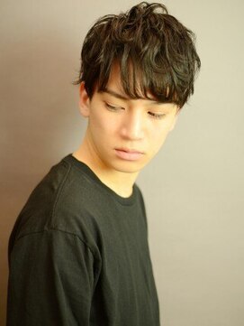 ベックメンズヘアサロン(BEKKU Men's hair salon) くせ毛風フェザーマッシュショート