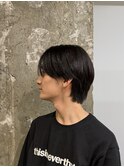 シャドウパーマ/メンズ縮毛矯正/毛流れセンターパート