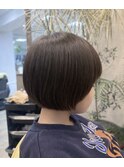 【艶髪かわいいショートミニボブタッセルボブ切りっぱなしボブ】