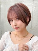 クールショート/レイヤーショート/前髪白髪/20代30代40代50代