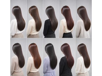 ポンパデュール(Pompadour)の写真/【天白】艶・潤いのあるナチュラルな仕上がりが好評♪お好みでカールをつけて自宅でも楽チンな艶髪へ◎