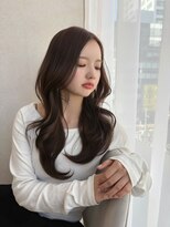 ジーナ  札幌大通(Zina)&nbsp;髪質改善＊顔周りレイヤー＊韓国風＊前髪ロング＊Zina札幌大通