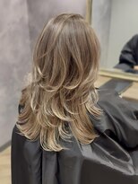 ラビマーニ 吹田店(Labimani) 白髪ぼかしバレイヤージュ×レイヤーカット