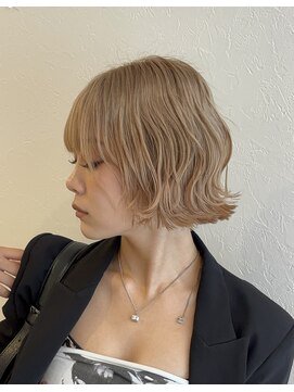 アールサロンサカエ(Rr SALON SAKAE) ボブ× 巻き髪