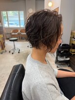 リッチ 菊名店(Rich) パーマ カーキグレージュ ショート 髪質改善