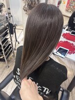 フラバー(flover) ブリーチなしダブルカラーでできる透明感グレージュ【miyabi】