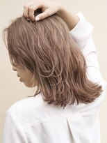 ヘアサロン ハクギンザ(hair salon haku GINZA)&nbsp;【haku/川口】ピンクベージュ×外ハネロブ[銀座/銀座5丁目]