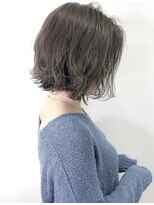 ネイヴィル オモテサンドウ(navile omotesando)&nbsp;☆ブリーチなしシアーグレージュ×小顔カールボブ☆navile表参道