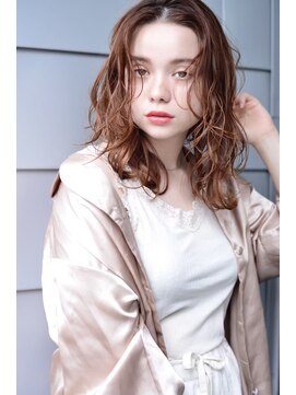 ロロ(ro-ro) 【恵比寿ro-ro】セミウェットウェーブ×オリーブカラー