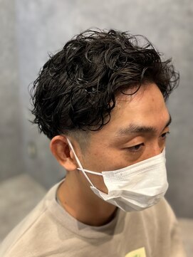 エル ヘアサロン なんば店(eL) eL☆MIKU メンズパーマ　ツーブロック