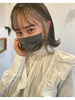 マァロ(malo.)&nbsp;フェイスフレーミング　ベージュ