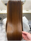 大人可愛い小顔美髪ツヤ髪艶感ストレートパーマA1