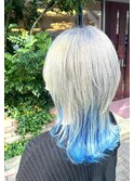 インナーカラーアイスBlue