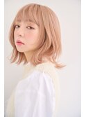 大人かわいいハイトーンミディアム