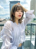 ルービック 梅田茶屋町(Rubik)&nbsp;ヘルシーレイヤー×インナーカラー×ロブ