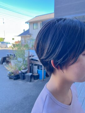 エシレ(esille.) ダークネイビーのショート