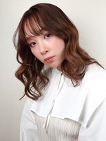 エステージ  喜連店(S-TAGE)&nbsp;ピンクブラウン×シースルーバング