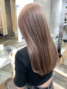 サンクプロジェクト(cinq PROJECT) ダブルカラーミルクティーベージュカラーブルーブラックブリーチ