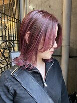 ヴォア(VOA)&nbsp;お客様スタイル☆秋に人気のチェリーピンク