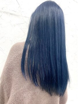 アジールヘア 東上野店(agir hair) 20代30代40代韓国風ネイビーブルーブラック美肌【上野】