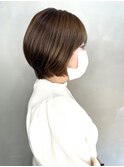 小顔ショートボブ