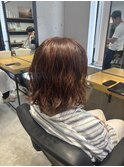 ゆるふわパーマ×暖色カラー