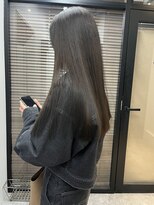 ヌープヘアーアイス(NUUP.hair ici)&nbsp;透明感♪髪質改善カラー小顔艶感オリーブグレージュ