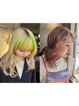 <ダメージレス×透明感>髪に優しいケアブリーチ使用*色落ちしても可愛いカラーが好評[藤沢/藤沢駅/学割U24]