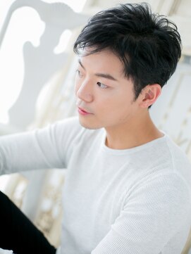 モッズ ヘア 福岡姪浜店(mod's hair) mod's姪浜/ダークアッシュブラックサイドパートベリーショートh