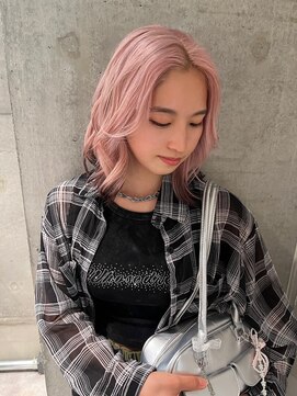 モニカ(MONIQA) ピンク×ブラウン