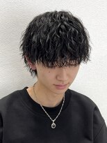 オーシャントーキョー 仙台(OCEAN TOKYO)&nbsp;マッシュウルフツイストスパイラル黒髪ツーブロック2way韓国