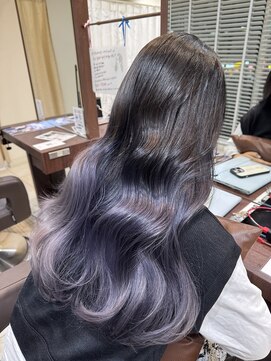 ファブ 千葉店(FaB) グラデーションカラー/ブルーシルバー/グレーカラー