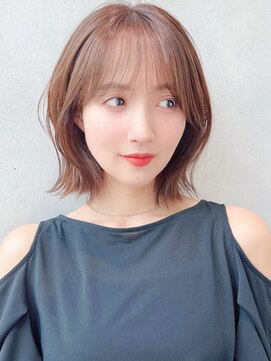 セイドット オモテサンドウ(Say. omotesando) say.田代アプリコットオレンジコンパクトショートショートボブ