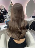 韓国ヘーゼルブラウンベージュ#レイヤーカット#髪質改善#前髪