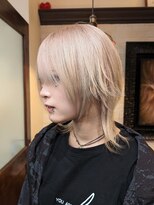 ボアップ 難波店(boappu) #ウルフカット#ハイトーン