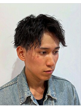 クレアメンズ 横浜能見台(CREA men's) 横浜縦落ちツイストスパイラルパーマメンズパーマセンターパート