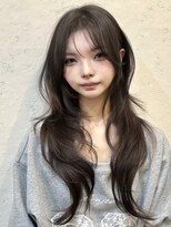 アンカーバイナチュラル(anchor by natural)&nbsp;韓国風/レイヤー/小顔/前髪カット/髪質改善/グレージュ/透明感