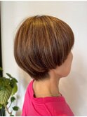 丸みフォルムショート