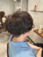 MRN. 新宿西口 ヘアセットについて説明を加えながらスタイリングして仕上げます