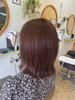 イチ(ICHI)の写真/大人気のイルミナカラーでツヤ感あふれる理想の色味が叶う◎毛先まで艶やかでまとまりのある美フォルムへ♪