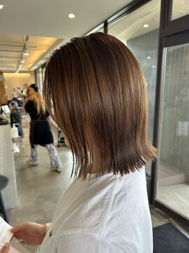 トテ(tote.) ヘイリーボブに明るめカラー！