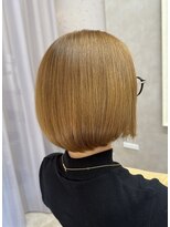 ラメル(RAMEL)&nbsp;ブリーチなし！育てるカラー＋ミニボブ