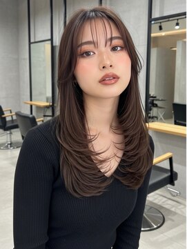 フュー 新小岩(few.) 新小岩/ロング/顔周り/レイヤーカット/ハイライト