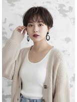 ニコフル(Nico-Hulu)&nbsp;ショートボブ×オリーブベージュ【人形町/浜町/水天宮】