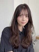 シアアオヤマ 表参道青山(SHEA aoyama) ゆるふわレイヤー/地毛風カラー/クロスパーマ/シースルーバング