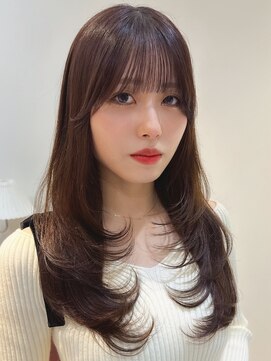 ハッチ(HACCH) 韓国風レイヤーカット髪質改善ダブルカラーハッシュカット