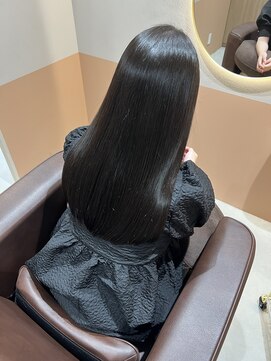 ユニ バイ ミリィ 四日市(uni by mily) 【uni馬場】オリーブグレージュ/髪質改善/TOKIO/ロングヘア