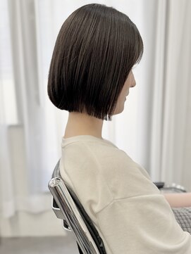 オウル(Owll) ＊顎下2センチ内巻きボブナチュラル縮毛矯正＊