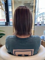 コンティロミー(CONTI ROMMY.)&nbsp;くびれボブグレーブラウン髪質改善トリートメント20代～50代