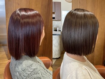 sip #丸亀 #韓国ヘア #ダブルカラー【2月17日 NEW OPEN(予定)】の写真/高発色×ダメージレスの施術で艶髪に!ブリーチカラーもブリーチなしも、ぜひsipにお任せください♪